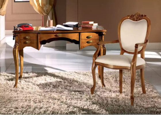 High-quality Office Set Desk Chair brown Office furniture Table Wood