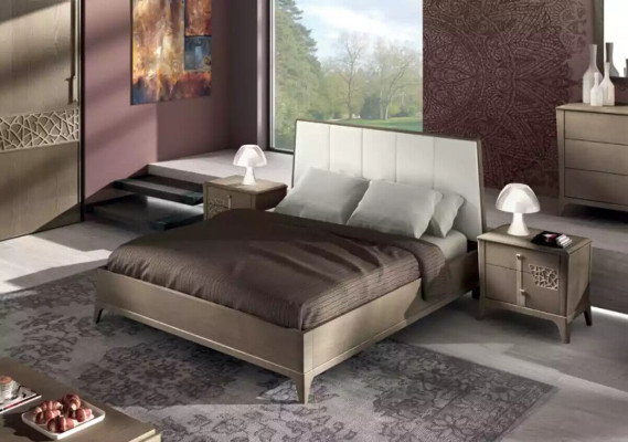 Design Bedroom Sets Bed 2x Bedside tables Classic r Luxury Furniture