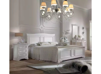 Complete's Bedroom Bed 2x Bedside tables 3 pcs. Sets designer luxury