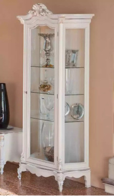 Luxury Display case Wooden Cabinet Design Cabinets White Italian Furniture Showcases