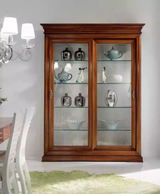 Classic Cabinets Showcases Living room Furniture Luxury Wardrobe Display case Glass