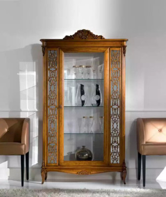 Display case Italian luxury furniture showcases sideboard glass wardrobe design