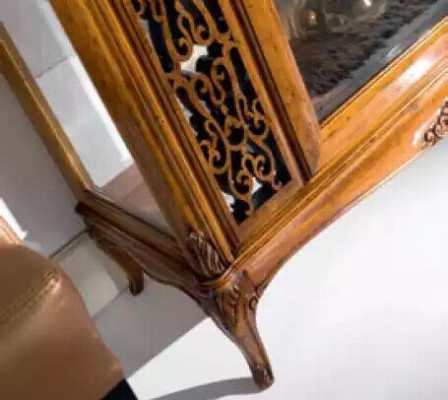 Display case Italian luxury furniture showcases sideboard glass wardrobe design