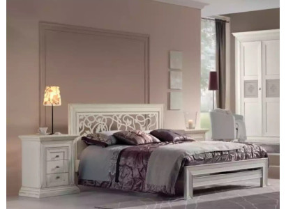 Bed + 2x Bedside tables 3 pieces. Bedroom Set Design Modern Luxury Italy