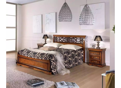 Bedroom Set Bed 2x Bedside tables Beds Bedroom Design 3pcs.