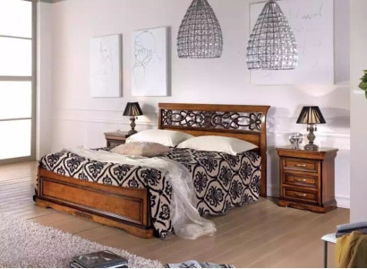 Bedroom Set Bed 2x Bedside tables Beds Bedroom Design 3pcs.