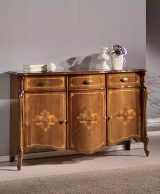 Design Chest of drawers Luxury Wood Sideboard Wardrobe Living room Cabinets new