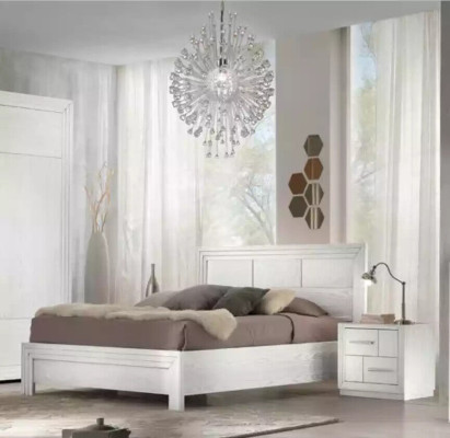 Design Bedroom 3 pcs. Bed 2x Bedside tables Modern Luxury Set Furniture new