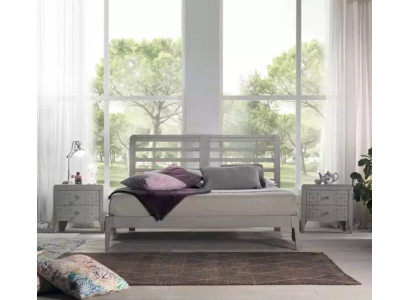 Bed 2x Bedside tables 3 pcs Bedroom Set Design Luxury Classic Furniture