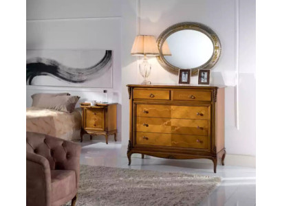 Classic Chest of drawers Wood Sideboard Wardrobe Bedroom Italian Furniture