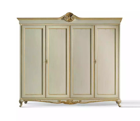 Classic Furniture Shelf Wardrobe Bedroom Italian Design Wood new