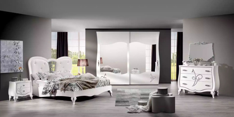 Sideboard Chest of drawers Designer Luxury Cabinets Wood White Chests of drawers Modern new