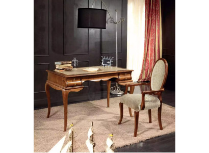 Elegant desk set of brown chair furniture in high quality