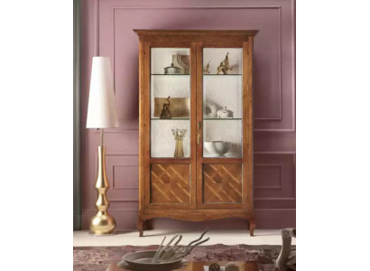 Wood Showcases Wardrobe Display case Living room Furniture Glass Sideboard Luxury new