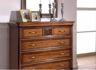 Bedroom Style 2-piece Chest of drawers with Mirror Luxury Italian Furniture new