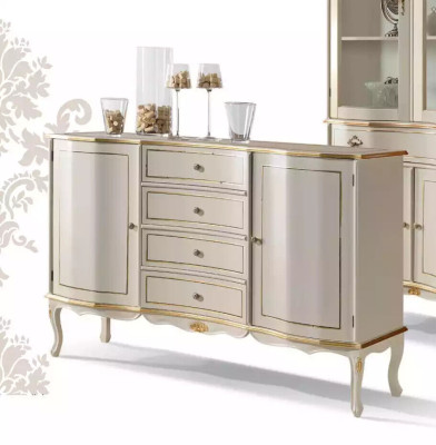 Design Classic s white sideboard with drawers Living room Chest of drawers