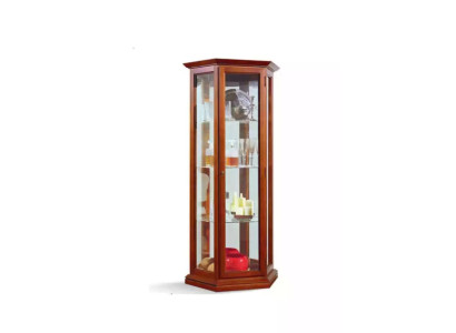 Display case Cabinets Showcases Wood Luxury Living room Furniture Wardrobe Brown new