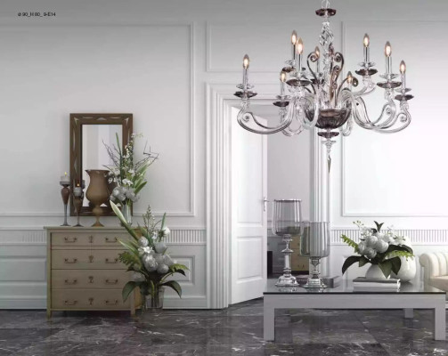 Luster Crystal Chandelier Lamp Ceiling light Light fixture hanging lamp new