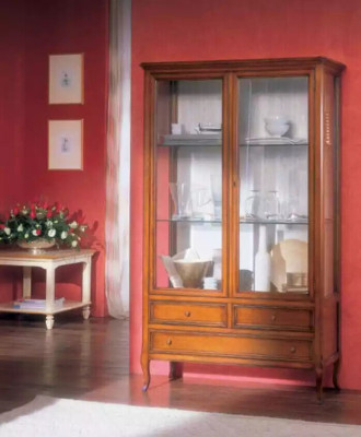 Classic Display case Wardrobe Living room display cabinet Italy Furniture new