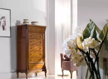 Wood Italian Style Furniture Luxury Brown Chest of drawers Classic Style new