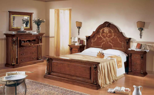 Luxurious Design Bedside table Side tables Bedroom Wood Luxury Consoles