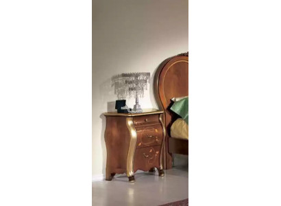 Bedside tables Bedside table Classic s Design Furniture Wood Brown Side tables
