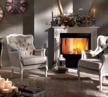 Luxury Armchair Design Upholstery Sofa Couch Living room Textile 1 Seater new