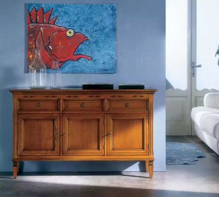 Design Classic Chest of drawers Wood Sideboard Brown Sideboard Wardrobe new