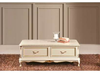 Designer White Luxury Coffee table for Living room Classic r wooden table