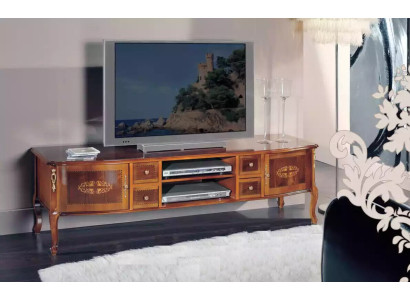 Classic s tv Shelf TV cabinet Wood Living room brown Furniture Sideboard Chests of drawers