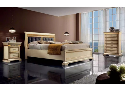 Complete's Bedroom Design Modern Luxury Bed 2x Bedside tables Chest of drawers