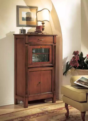 Showcases Glass Bar Wardrobe House Cabinets Wall Shelf Wood Display case Furniture