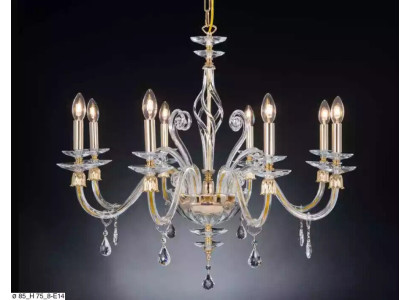 Crystal Chandelier Luster hanging light fixture Ceiling light Perkele