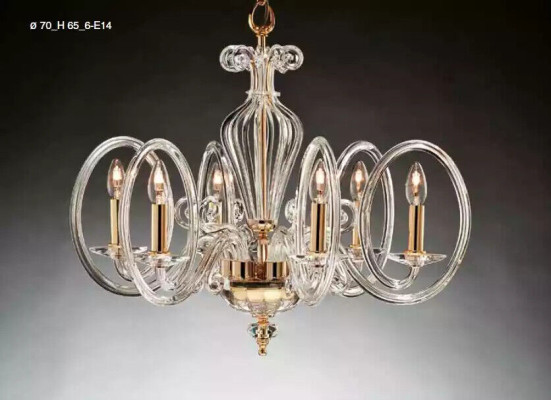 Chandelier Light fixture Hanging Lamp Crystal Luster Ceiling light