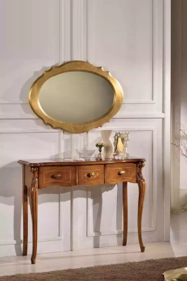 Brown Console Table Dressing Tables Bedroom Furniture Wood Luxury Design