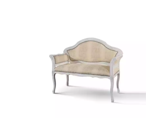 Luxury 2 Seater Couch Upholstery Sofa Textile Fabric Couches Classic new