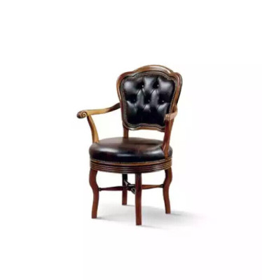 Office Armchair Luxury Chair Office chair Imitation leather Designer Armchair Wood Furniture