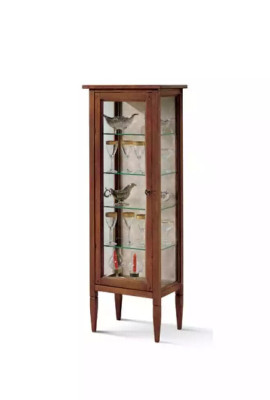 Classic Display case Chests of drawers Display cabinet Wardrobe Glass cabinet Brown