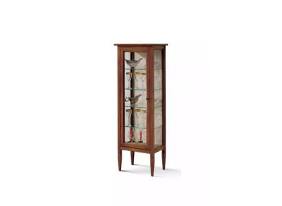Classic Display case Chests of drawers Display cabinet Wardrobe Glass cabinet Brown