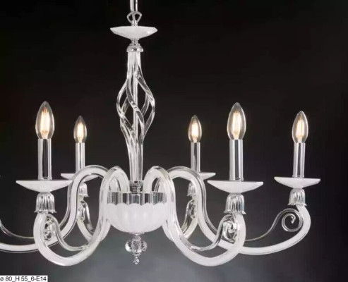 Ceiling lamp Luster Crystal Lamp Luxury Ceiling Light White Chandelier