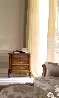 Classic r Brown Bedside table Drawers Storage Table Bedroom Furniture