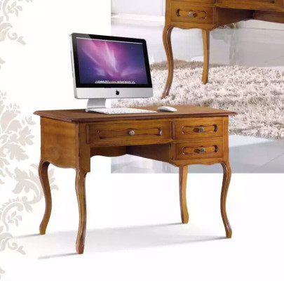 Classic r Desk Wooden Furniture Brown Study room Furniture Drawers