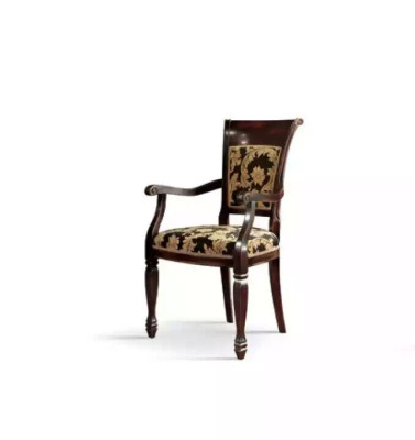 Chair Braun Design Living room Dining room Wood Upholstery with Armrest new