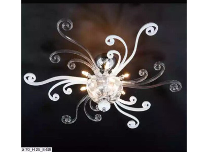 Luxury ceiling light White Chandelier Ceiling lamp Luster Crystal Lamp
