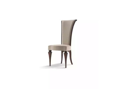 Armchair Gray Luxury Dining room Upholstery Elegant Chairs Classic new