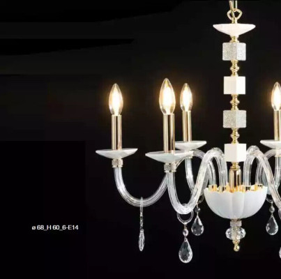 Hanging Chandelier White Crystal Chandelier Luxury Chandelier Lamp Lights