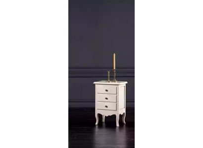 Luxury Bedside table Consoles Side table Wood Furniture Bedroom White new