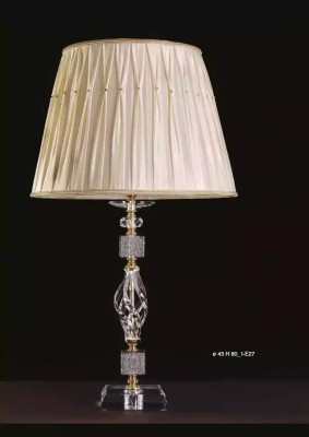 Luxurious light fixture table lamp stylish beige table lamp Table Crystal new