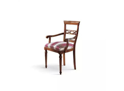 Dining room Designer Wood Modern Armchair Brown Luxury Chair Armchair Brown