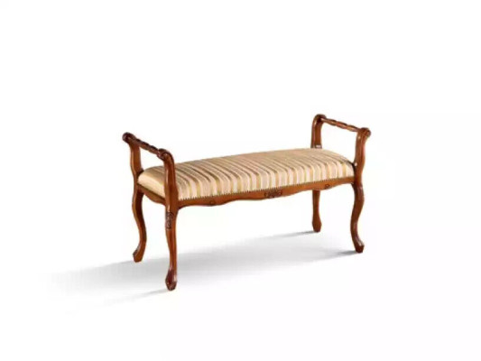 Bench seat Living room Classic Stool upholstered bench Furniture Textile 101x40x57